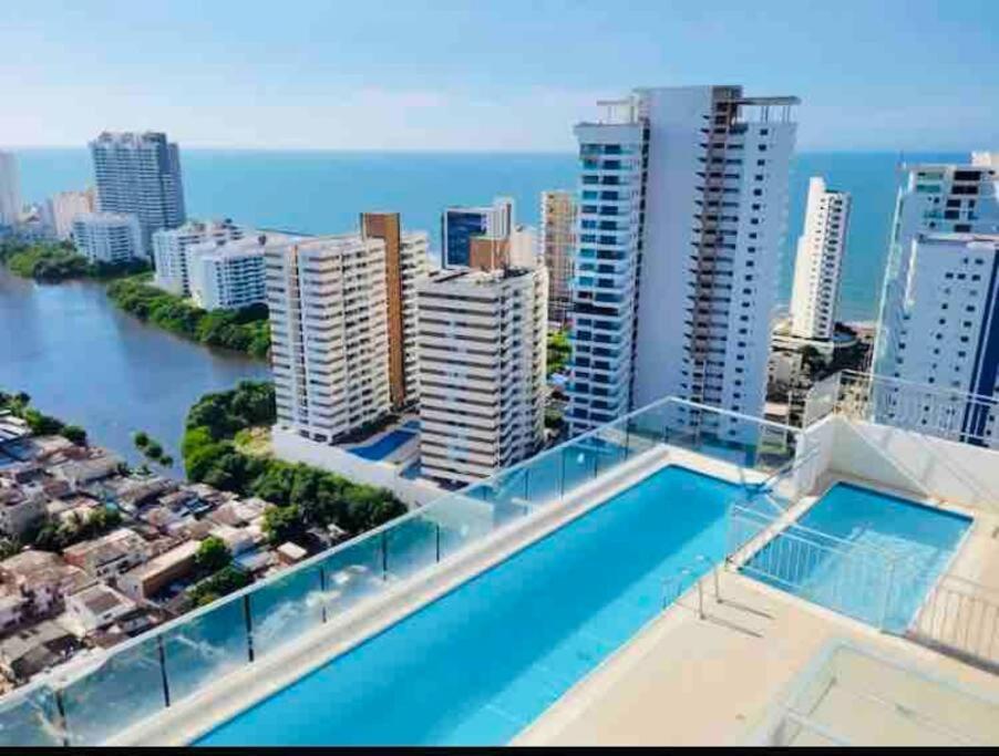 Luxury Apartamento Ubicacion Central Y Piscina. Cartagena Ngoại thất bức ảnh